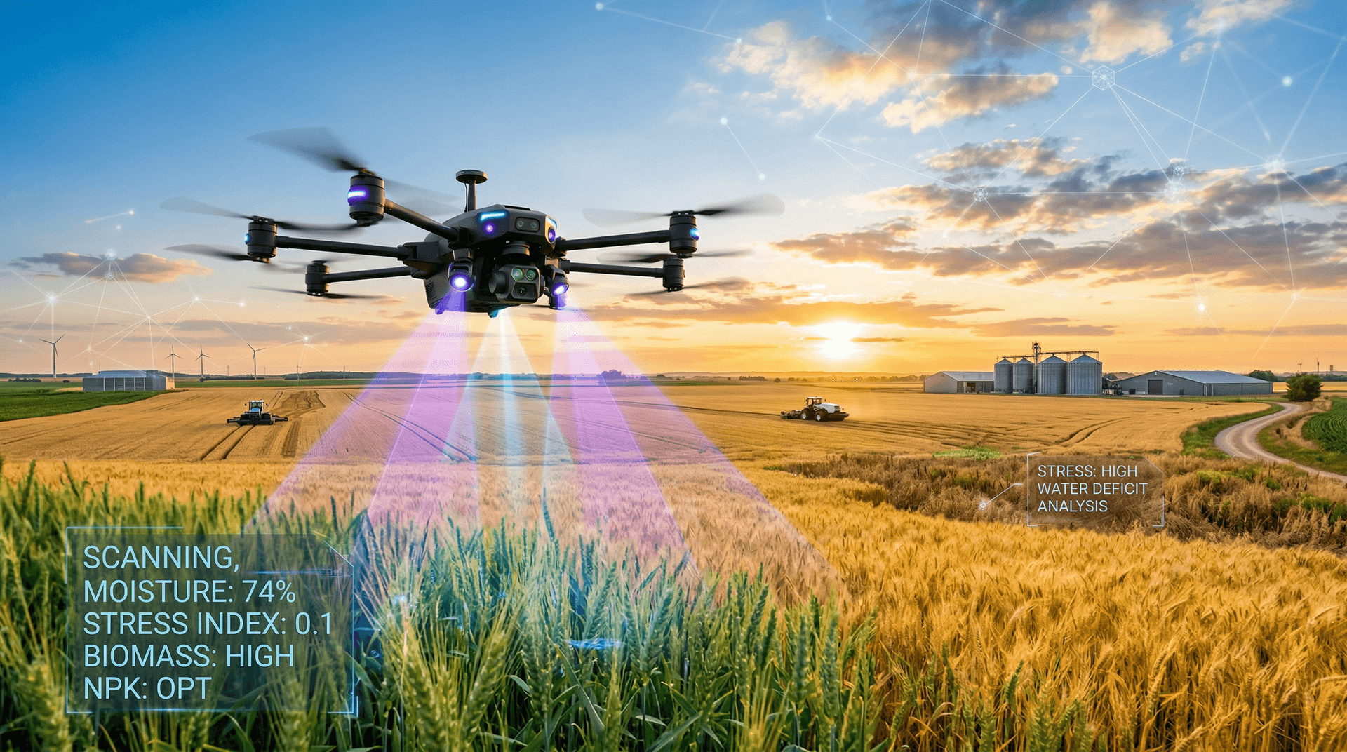 AI Drones Select Resilient Wheat Varieties Boosting Food Security