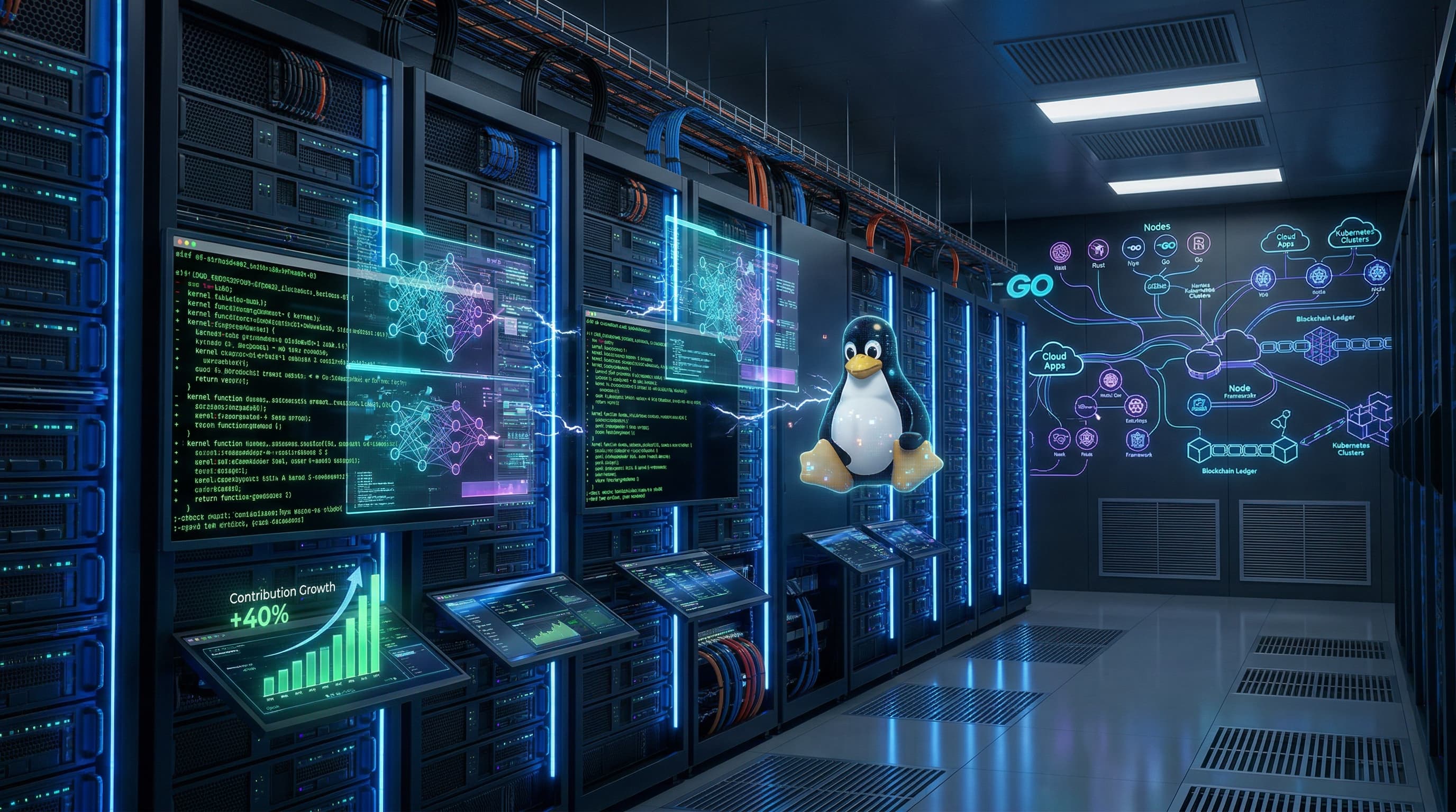 AI Linux Kernel Contributions Surge 40% in Q1