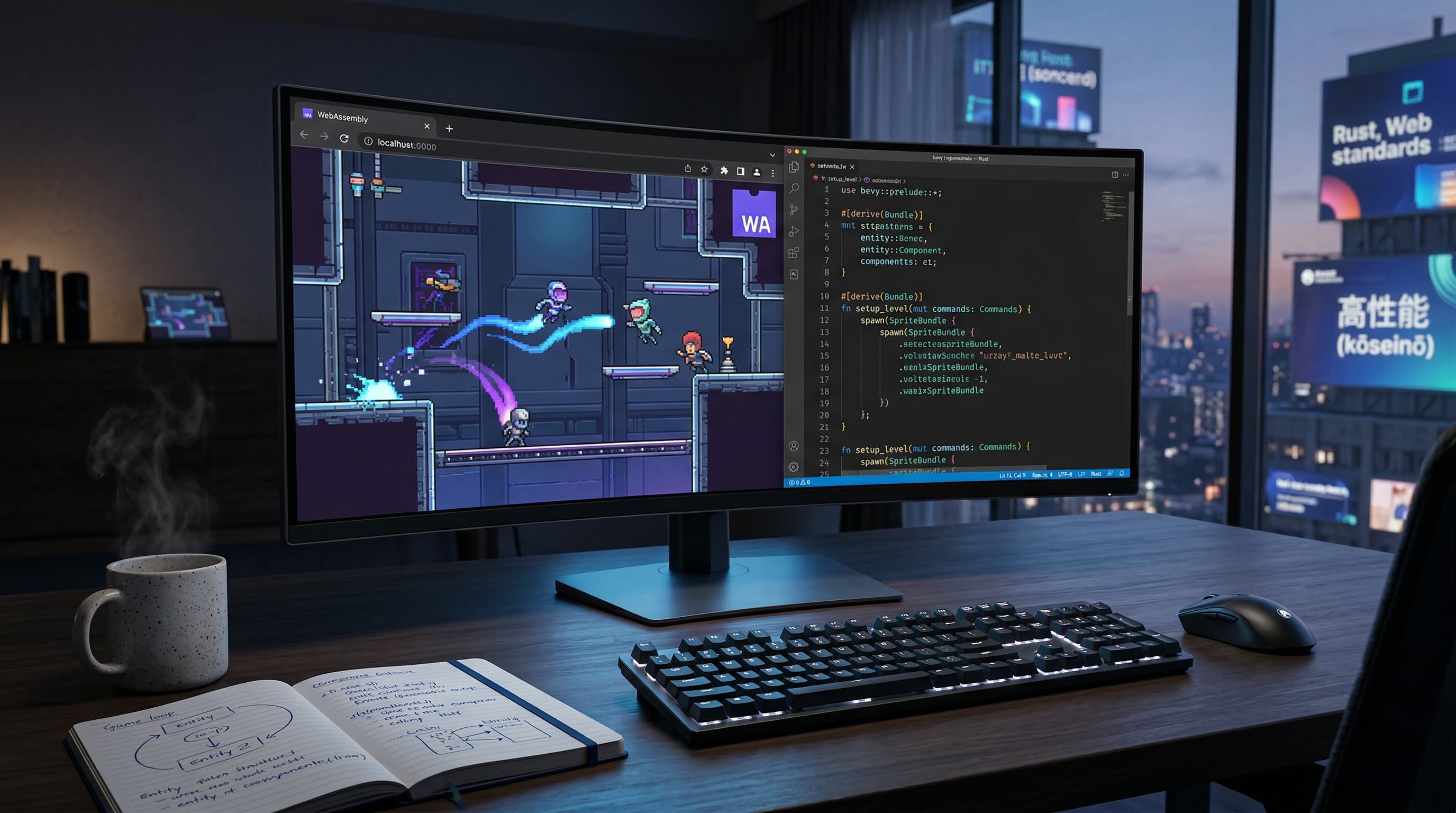 Bevy Game Development Tutorials Launch for Rust Web Games