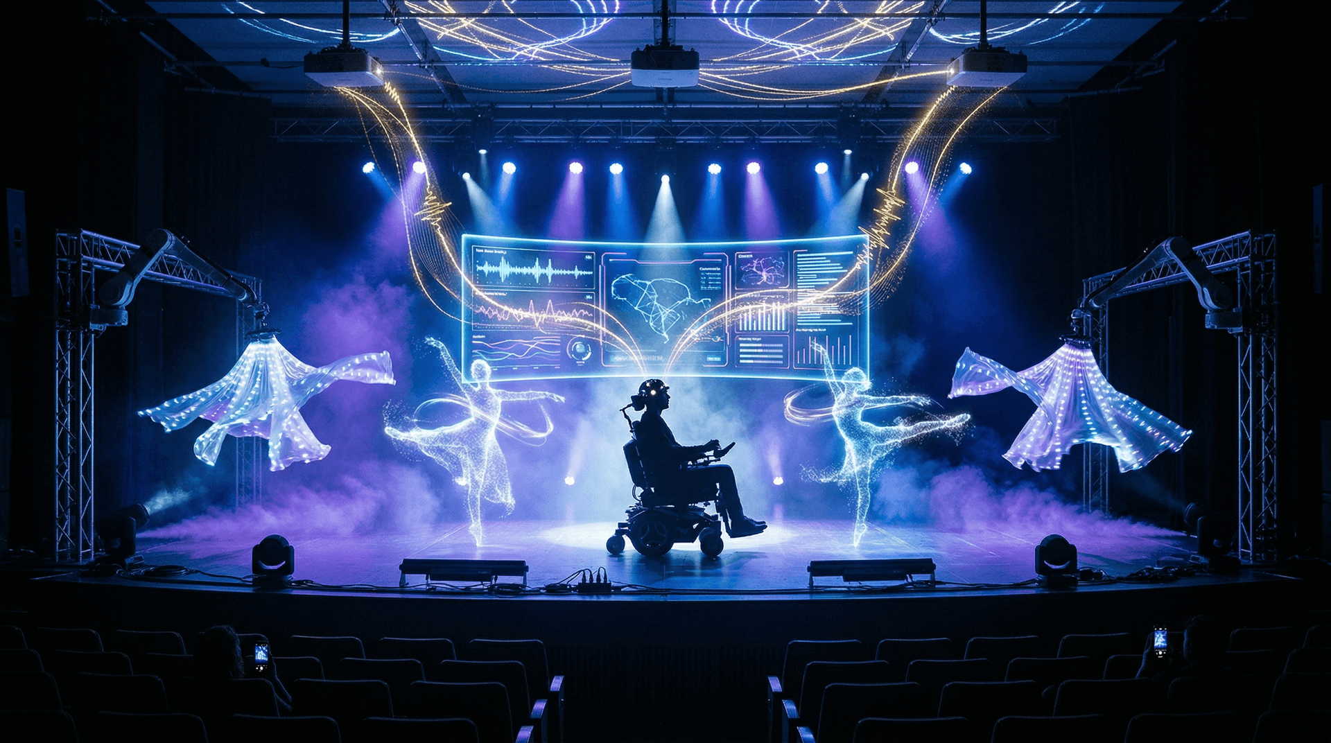 ALS Brainwave Performance Debuts Live at Web Summit