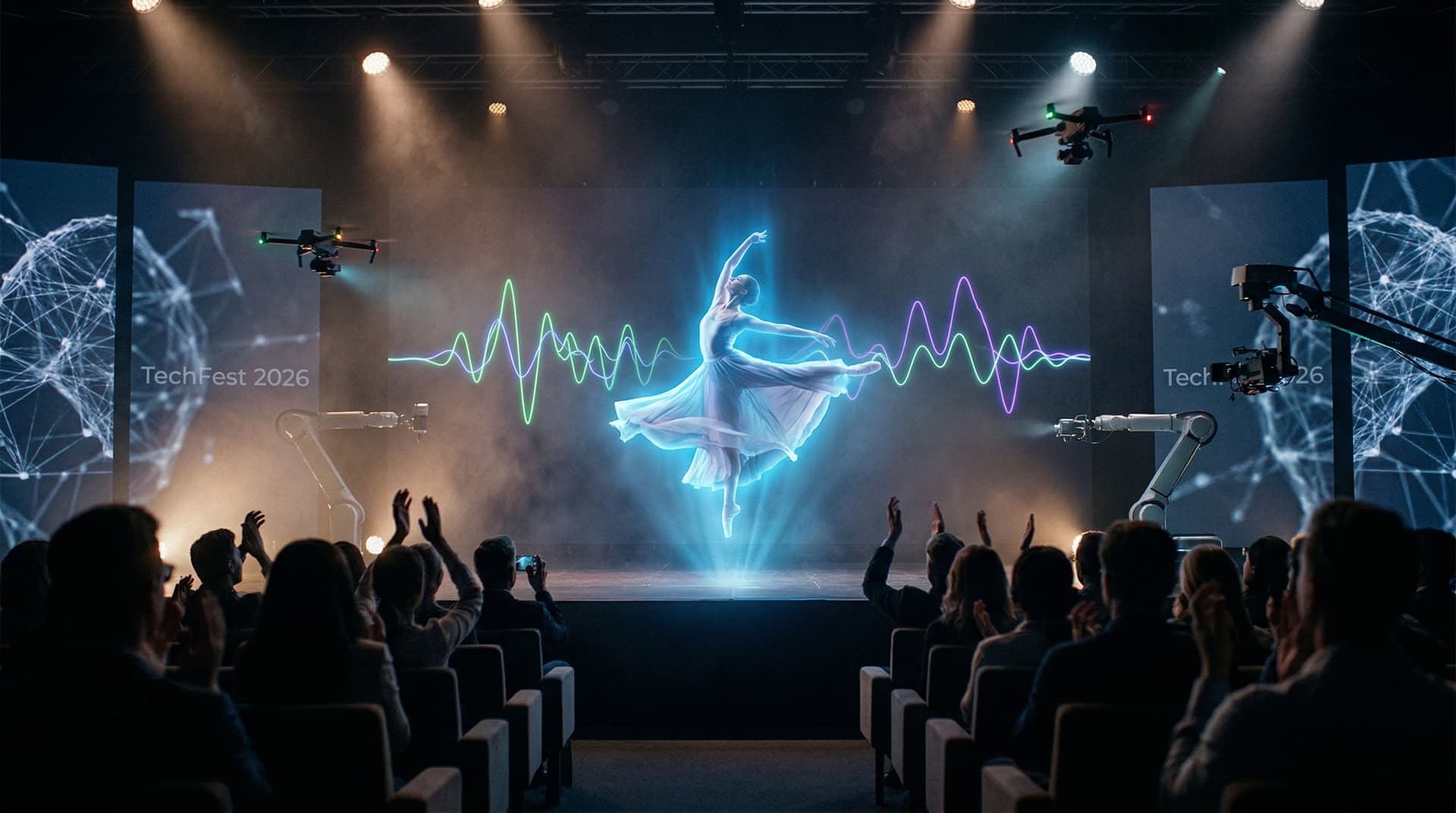 BCI Dancer Alex Rivera Performs Live with Brainwaves