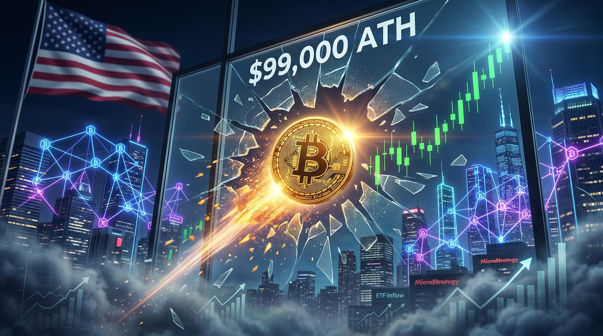 Bitcoin Hits $99K All-Time High on Nov 22 Rally