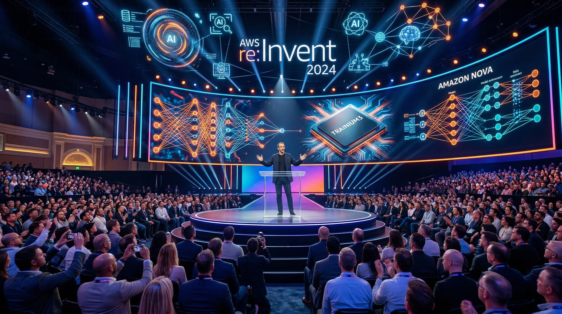 AWS re:Invent 2024 Kicks Off with AI Silicon and Nova Model Breakthrou