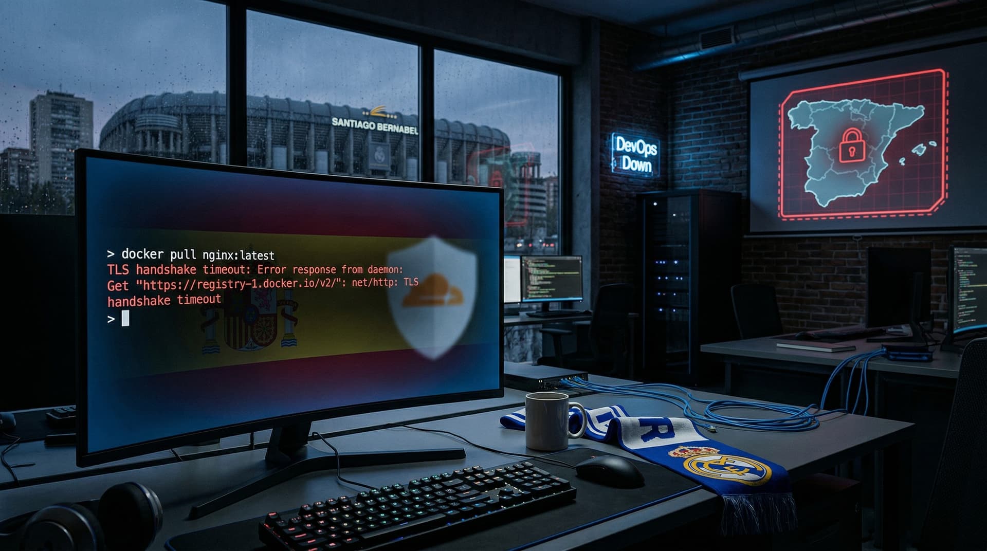Cloudflare Docker Geo-Block Disrupts 10,000 Spanish Developers for 5 Hours