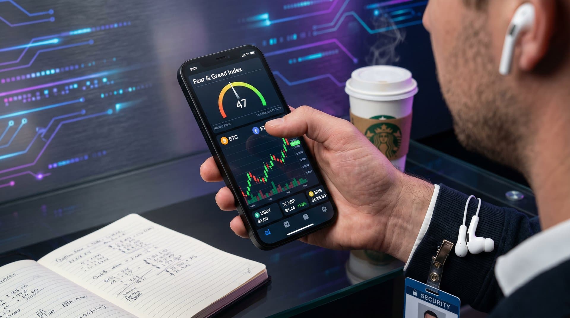 Dynamic crypto dashboard screenshot in social media preview showing live BTC $79K price and charts