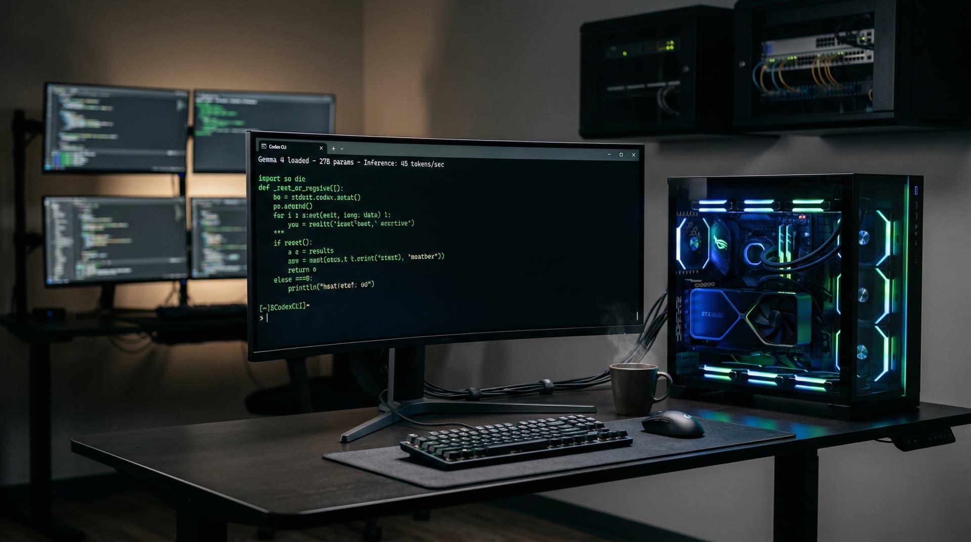 Gemma 4 Local Deployment Delivers 45 Tokens/Sec on RTX 4090 via Codex CLI