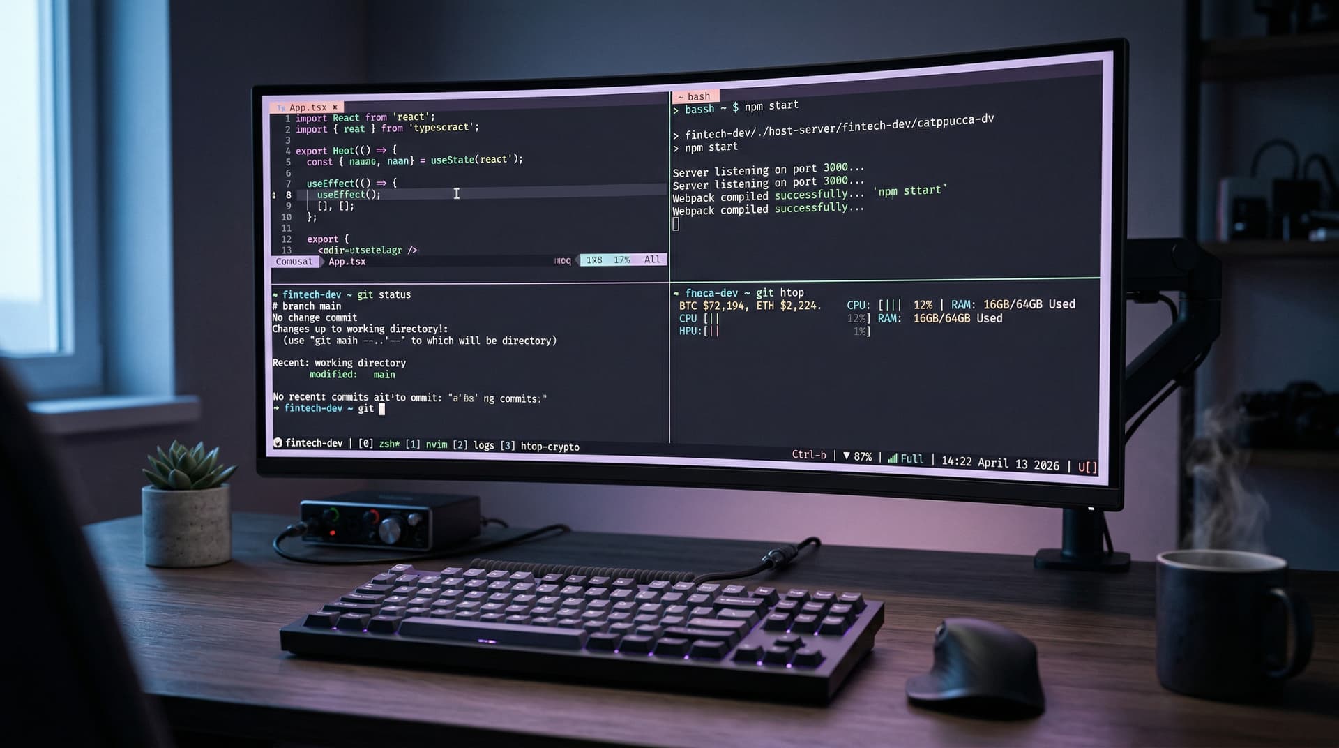 Tmux Enhancements with Plugins and Themes Boost Developer Productivity by 40%