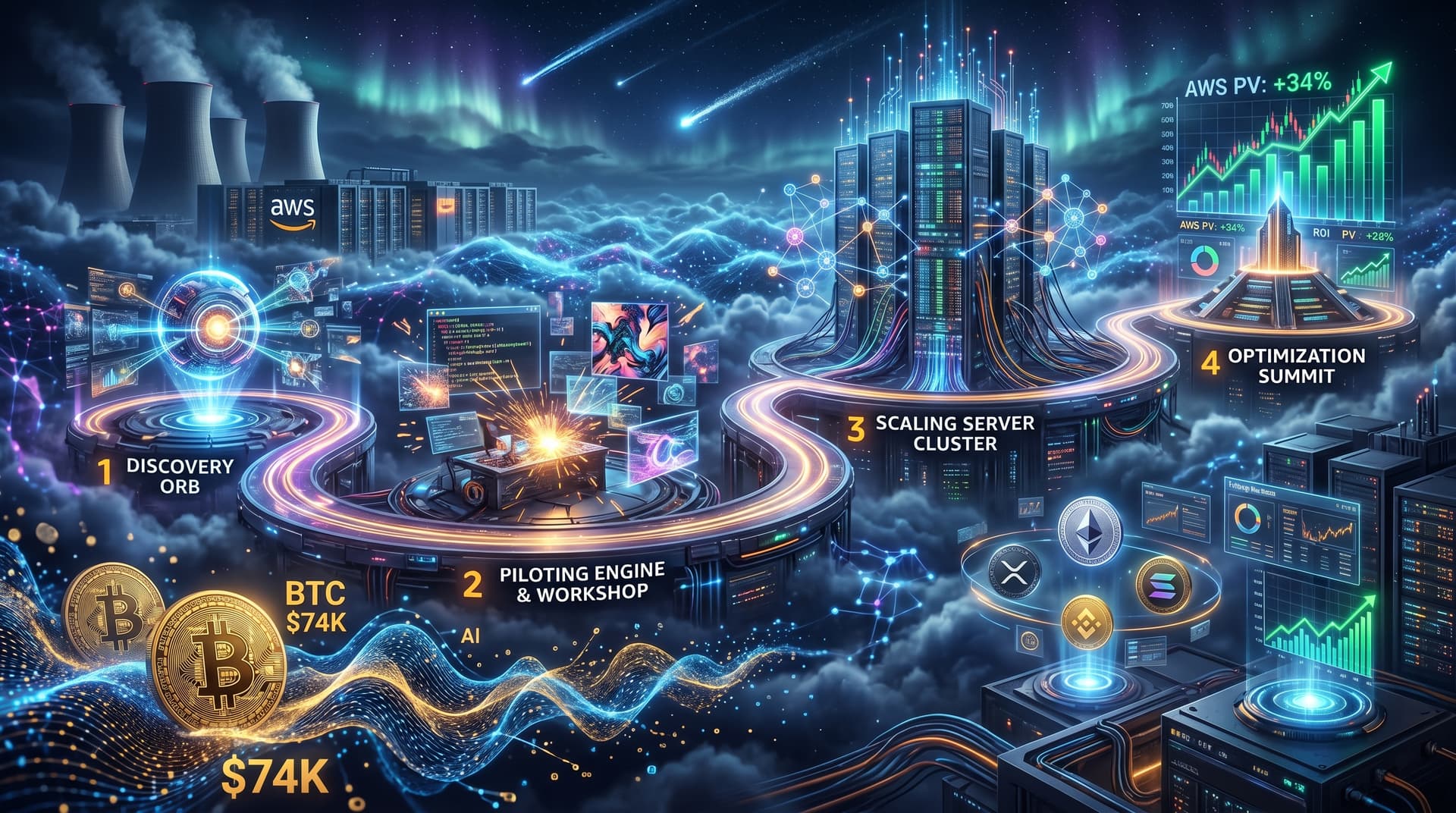 AWS Path-to-Value Framework Speeds Gen AI Adoption as BTC Hits $74K