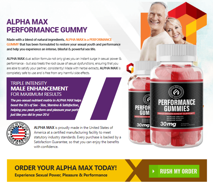 Alpha Max Burn Performance Gummies 