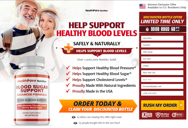 HealthPoint Nutrition Blood Sugar Support 