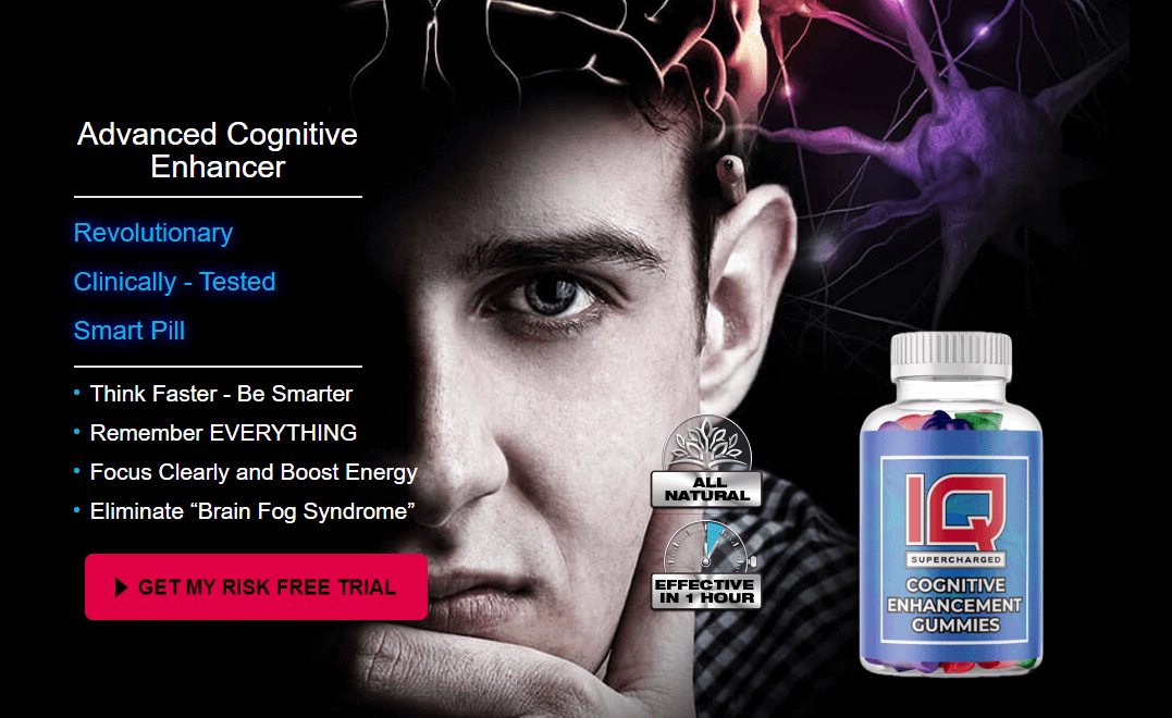 IQ Supercharged Cognitive Enhancement Gummies 